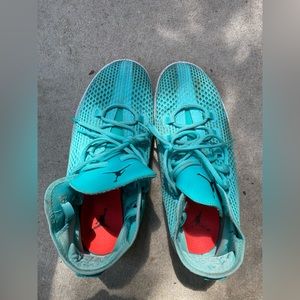 Air Jordan high top tennis shoe